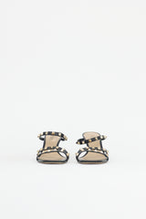 Valentino Leather Rockstud Sandal