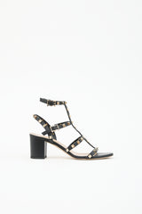 Valentino Leather Rockstud Sandal