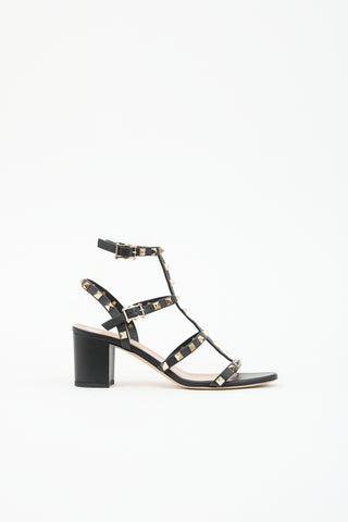 Valentino Leather Rockstud Sandal