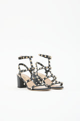 Valentino Leather Rockstud Sandal