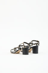Valentino Leather Rockstud Sandal