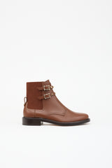 Valentino Leather Rockstud Ankle Boot
