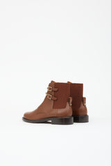 Valentino Leather Rockstud Ankle Boot