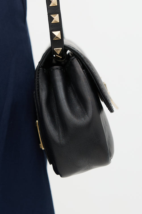 Valentino Leather Rockstud Crossbody Bag