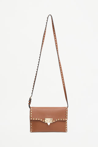 Valentino Leather Rockstud Small Crossbody Bag