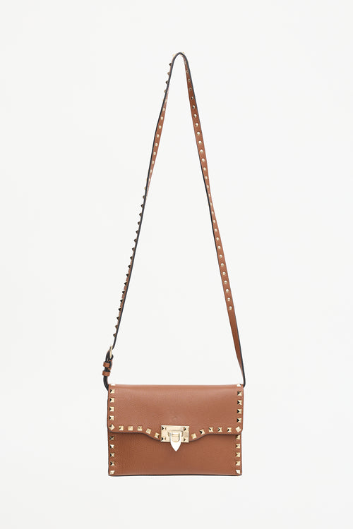 Valentino Leather Rockstud Small Crossbody Bag