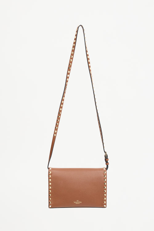 Valentino Leather Rockstud Small Crossbody Bag
