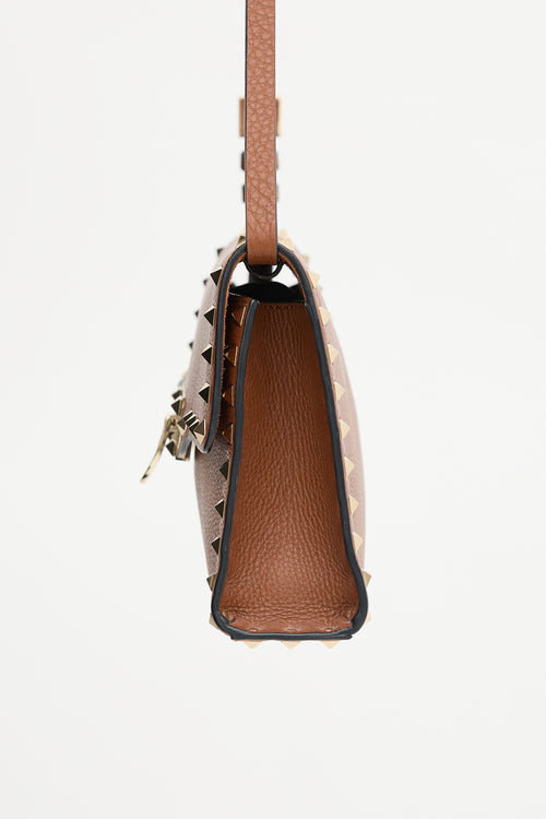 Valentino Leather Rockstud Small Crossbody Bag