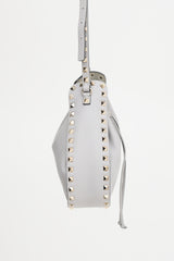 Valentino Leather Rockstud Small Drawstring Bag