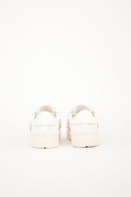 Valentino Leather Rockstud Untitled Sneaker