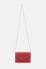 Valentino Leather Rockstud Wallet On Chain