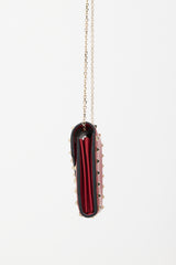 Valentino Leather Rockstud Wallet On Chain