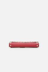 Valentino Leather Rockstud Wallet On Chain