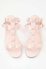 Valentino Leather Roman Stud Sandal