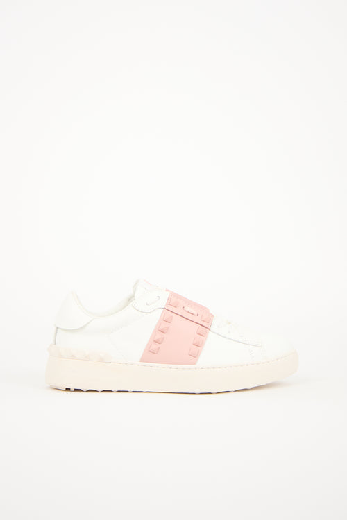 Leather Rockstud Untitled Sneaker