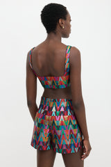 Valentino Lurex V Optical Jacquard Set