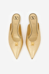 Valentino Metallic Roman Stud Mule