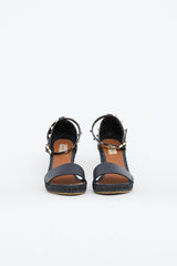 Valentino Rockstud Espadrille Sandal