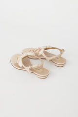 Valentino Pastel Pink Rose T-Strap Sandal