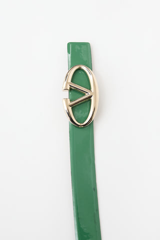 Valentino Patent VLogo Belt