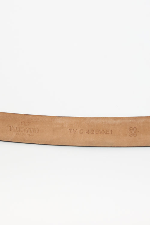 Valentino Patent VLogo Belt