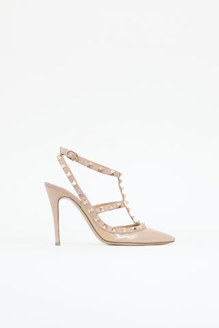 Valentino Patent Leather Rockstud Pump