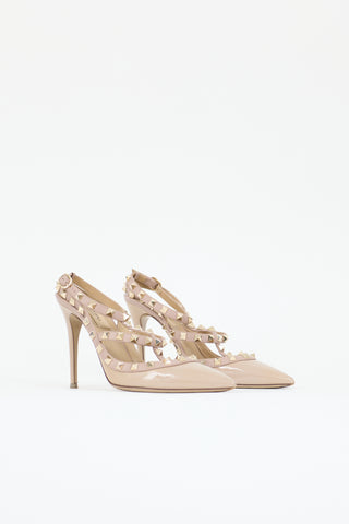 Valentino Patent Leather Rockstud Pump