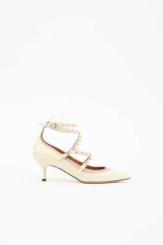 Valentino Patent Love Latch Heel