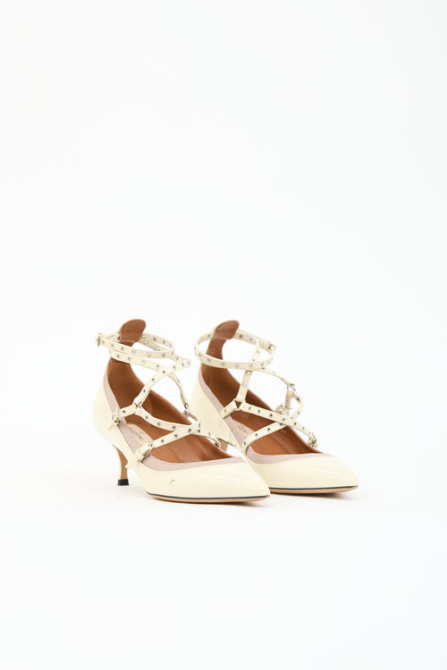 Valentino Patent Love Latch Heel