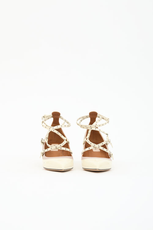 Valentino Patent Love Latch Heel