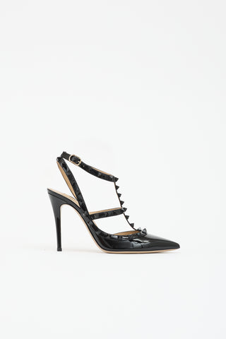 Valentino Patent Rockstud Heel