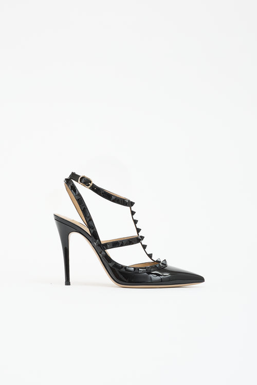 Valentino Patent Rockstud Heel