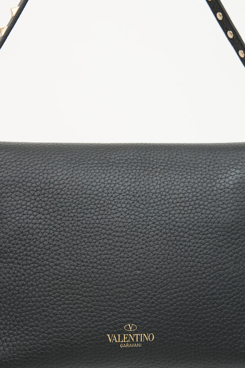 Valentino Pebbled Leather Rockstud Bag