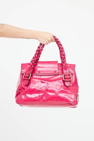 ValentinoPatent Leather Shoulder Bag