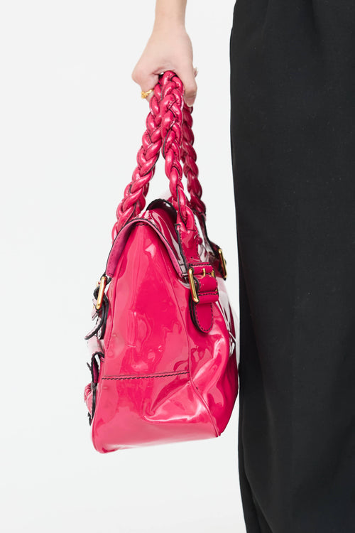 ValentinoPatent Leather Shoulder Bag