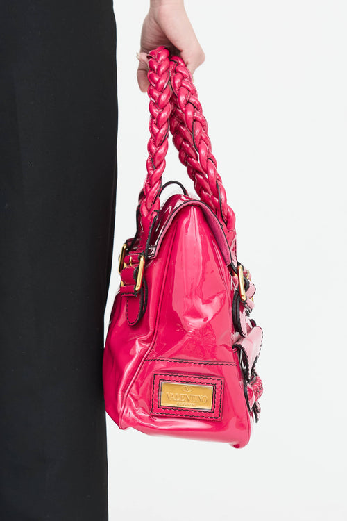 ValentinoPatent Leather Shoulder Bag