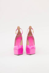 ValentinoPatent Pointed Platform Heel