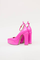 ValentinoPatent Pointed Platform Heel