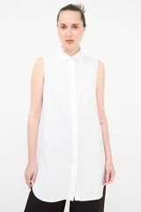 Valentino Pique Sleeveless Shirt