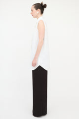 Valentino Pique Sleeveless Shirt