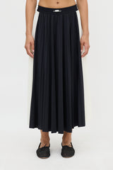 Valentino Pleated Midi Skirt