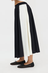Valentino Pleated Midi Skirt