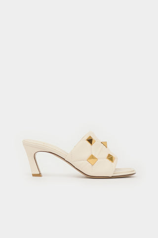 Valentino Quilted Rockstud  Mule