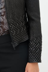 Valentino Quilted Leather Jacket