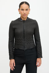 Valentino Quilted Leather Jacket