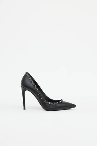 ValentinoLeather Rockstud Pump