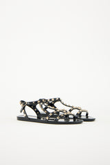 Valentino Rubber Rockstud Sandal