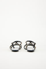Valentino Rubber Rockstud Sandal