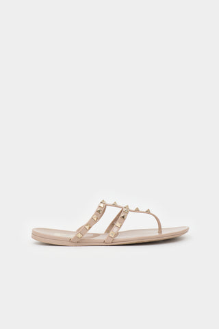 Valentino Rockstud Thong Sandal