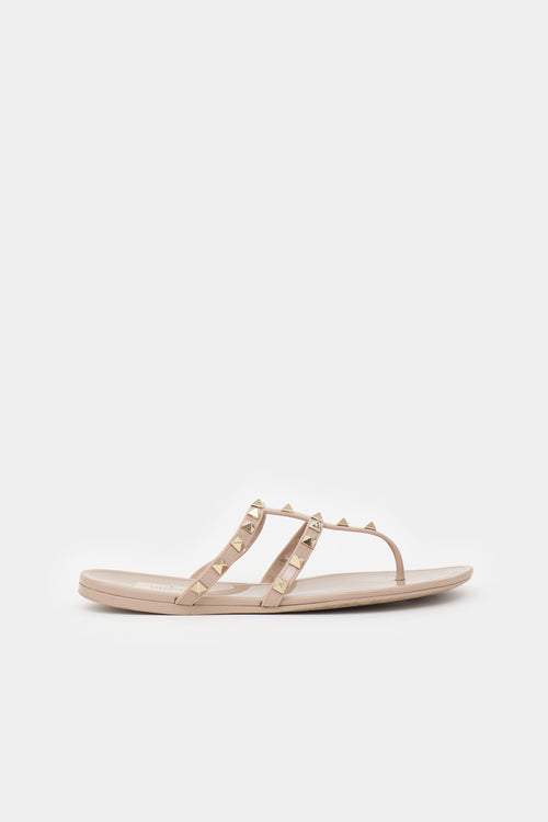 Valentino Rockstud Thong Sandal